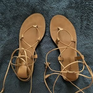 Madewell Lace Up Sandals